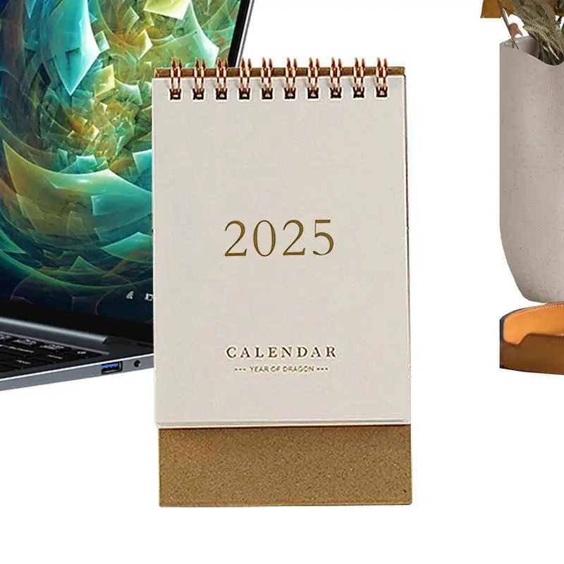- Desk Calendar Decorative Standing Paper Home office Accessories Delicate And Functional Desktop Calendar Ornaments