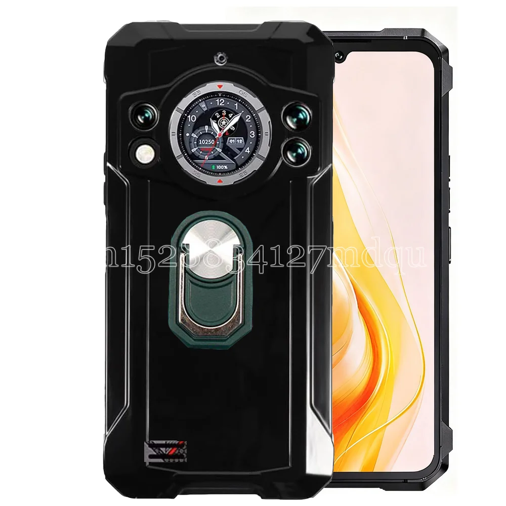 Shockproof Ring Holder Kickstand Case - Soft TPU Cover