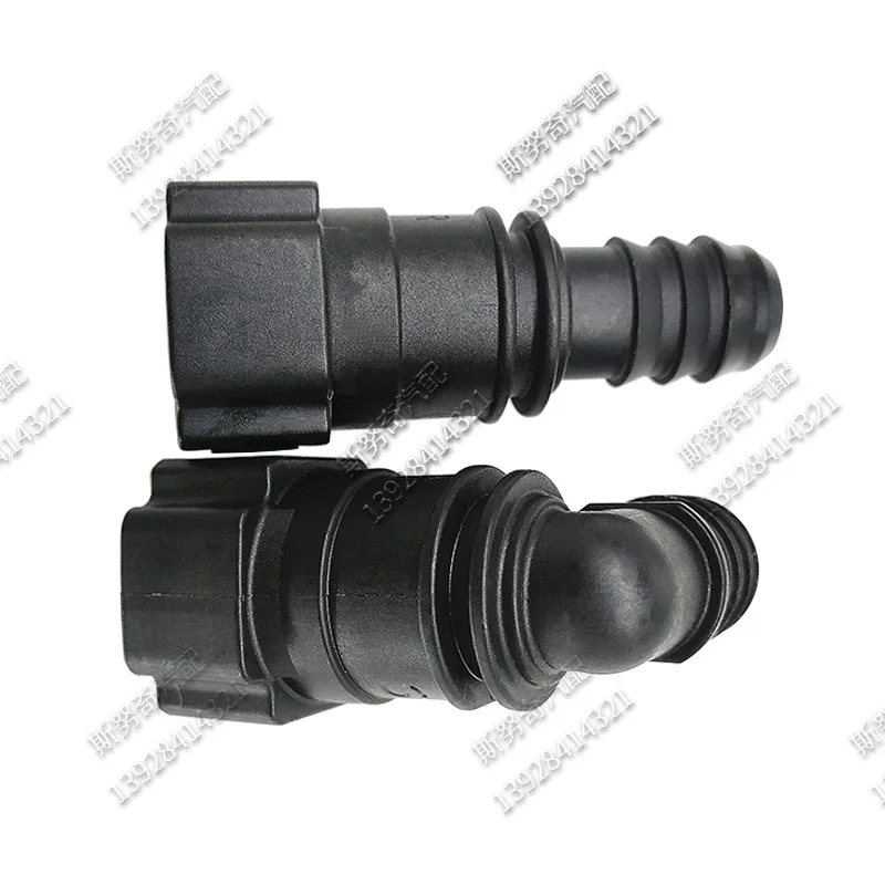 9.89mm-ID12 180 degree SAE straight plastic female connector auto fuel line quick connector 10pcs a lot