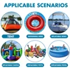 10-100pc Swimming Pool PVC Repair Patch Waterproof Swimming Ring Repair Kit Inflatable Boat Repair Patch Swimming Pool Accessory 6