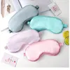 Double-sided Imitation Silk Eye Mask Breathable Sleep Light-blocking Eye Mask Amazon Multi-color Gift Wrap Sleeping Eye Mask 1