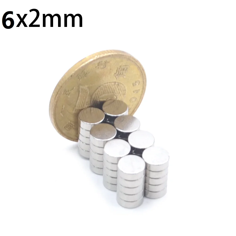 100-Piece Set of Strong Round Magnets for Fridge, DIY, Building, Craft, and Education