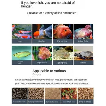Automatic Aquarium Fish Tank Feeder Timing/Wifi Wireless Smart Phone App Intelligent Speaker Voice Remote Control Fish Feeding - Image 5