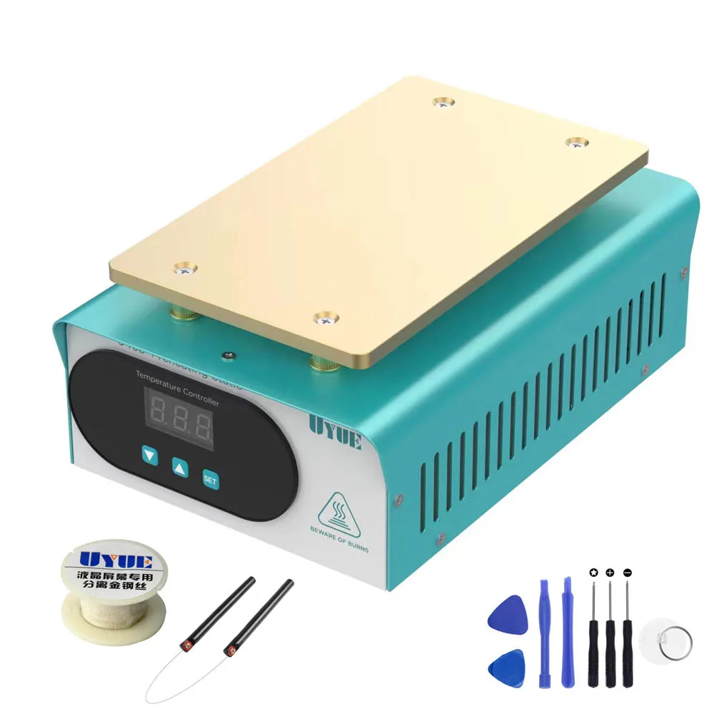 Preheat Statione + Accessories 7 Inch 220v/110v Preheater Digital Platform Heating Plate For