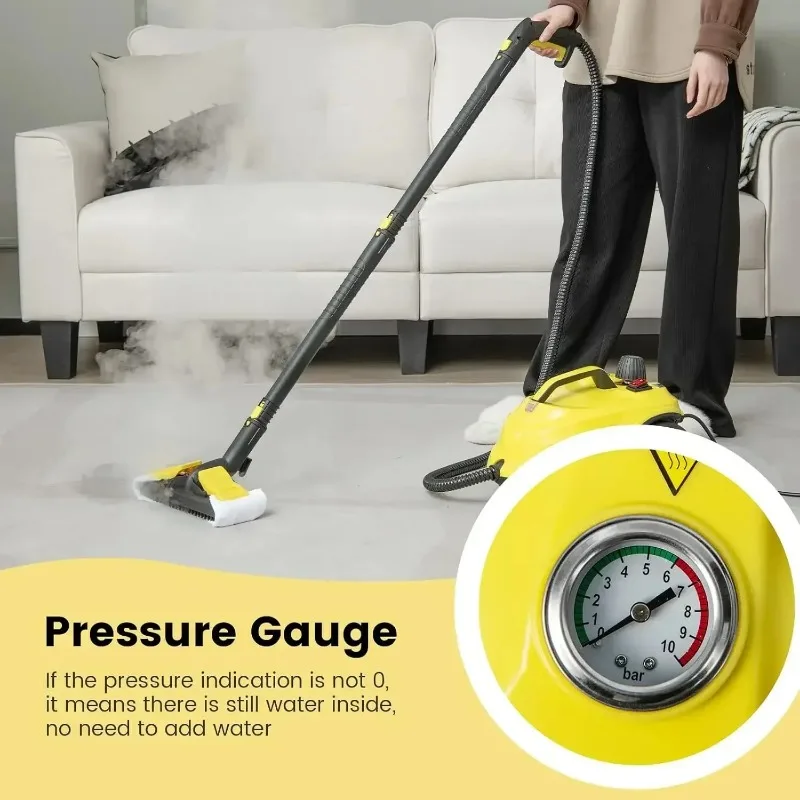 Car Steam Cleaner Large Capacity Steam Cleaner Portable Steam Cleaning Machine for Home Kitchen Window Car and Business Electric 5