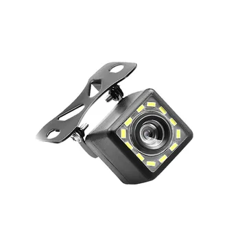 Telecamera Posteriore per Auto 170° °   Grandangolare, visione notturna, impermeabile con grado di protezione IP67, 12 luci a LED, facile installazione per tutti i veicoli