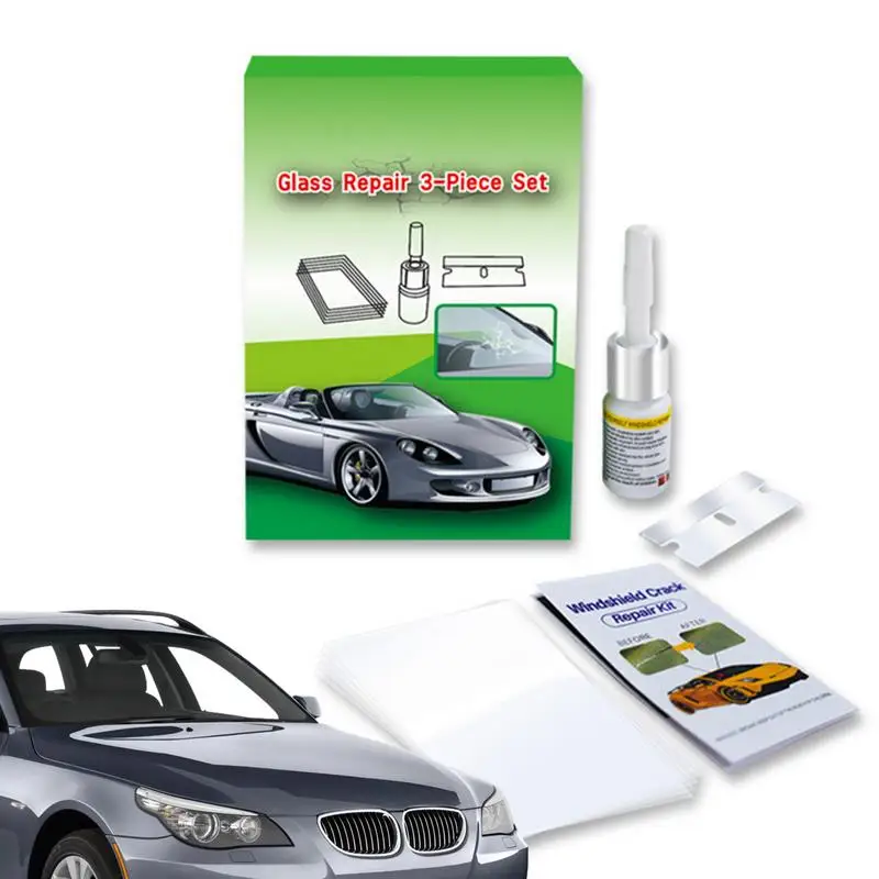 Car Windshield Repair Kit Glass Window Crack RepairFluid Glass Filler Solution Windscreen Chip Repair Kit Car Accessories