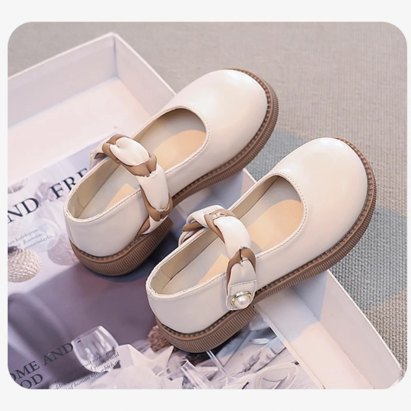 Girls Soft Sole Elegant School Dance Flats Shoes