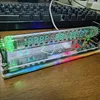 IV27 Retro Fluorescent Tube Clock VFD Creative Gift Living Room E-sports Desktop Decoration 1