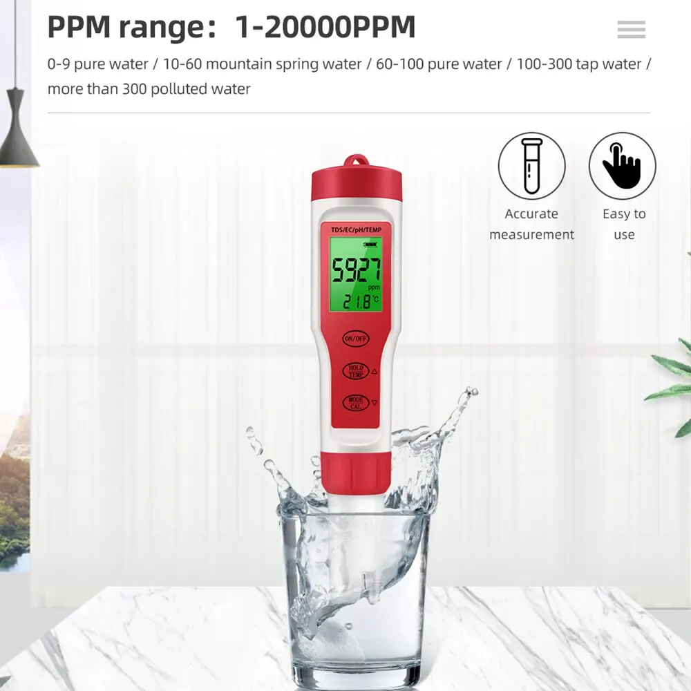 PH TDS EC µ 跮    ׽,  ļ , 4 in 1