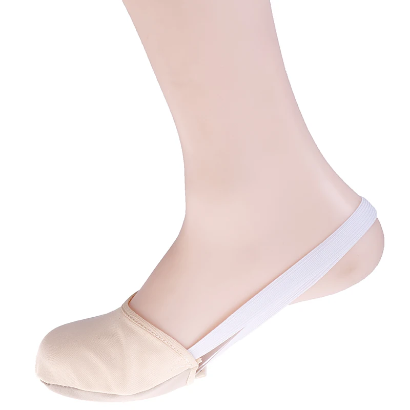 Half Length Rhythmic Gymnastic Shoes Roupa Ginastica Child Adult Gymnastics Pig Skin Sole Shoes Beige Dancing Dance gymnastics dance shoes