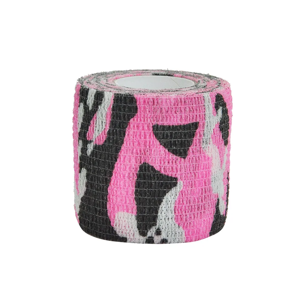 5*480cm Disposable Self-adhesive Flex Elastic Camouflage Bandage Tattoo Handle Grip Tube Wrap Elbow Stick motion Tape C-5