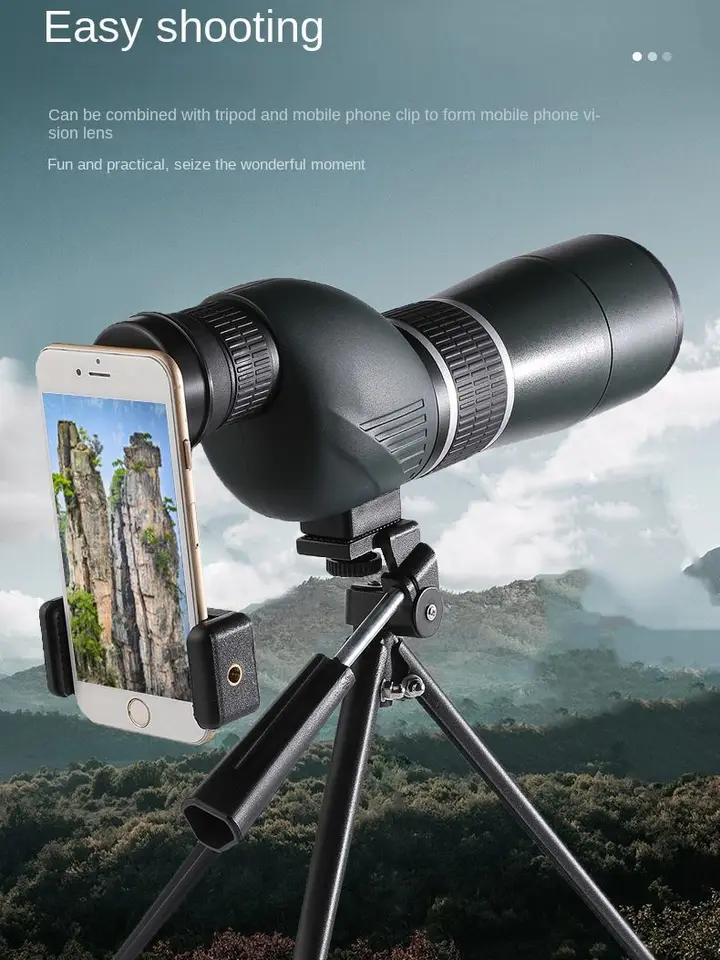 Cannocchiale Bossdun 20-75x70mm - Con Treppiede E Adattatore Smartphone