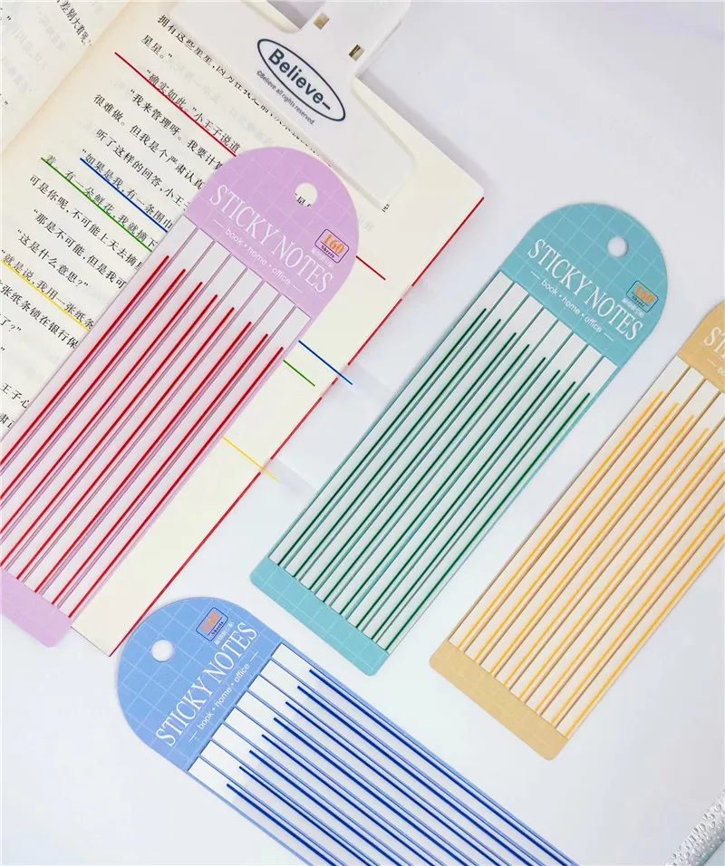 aliexpress.com - 160 Sheets Transparent Sticky Notes Pads Clear Notepad Waterproof Memo Pad for Journal School Office Stationery