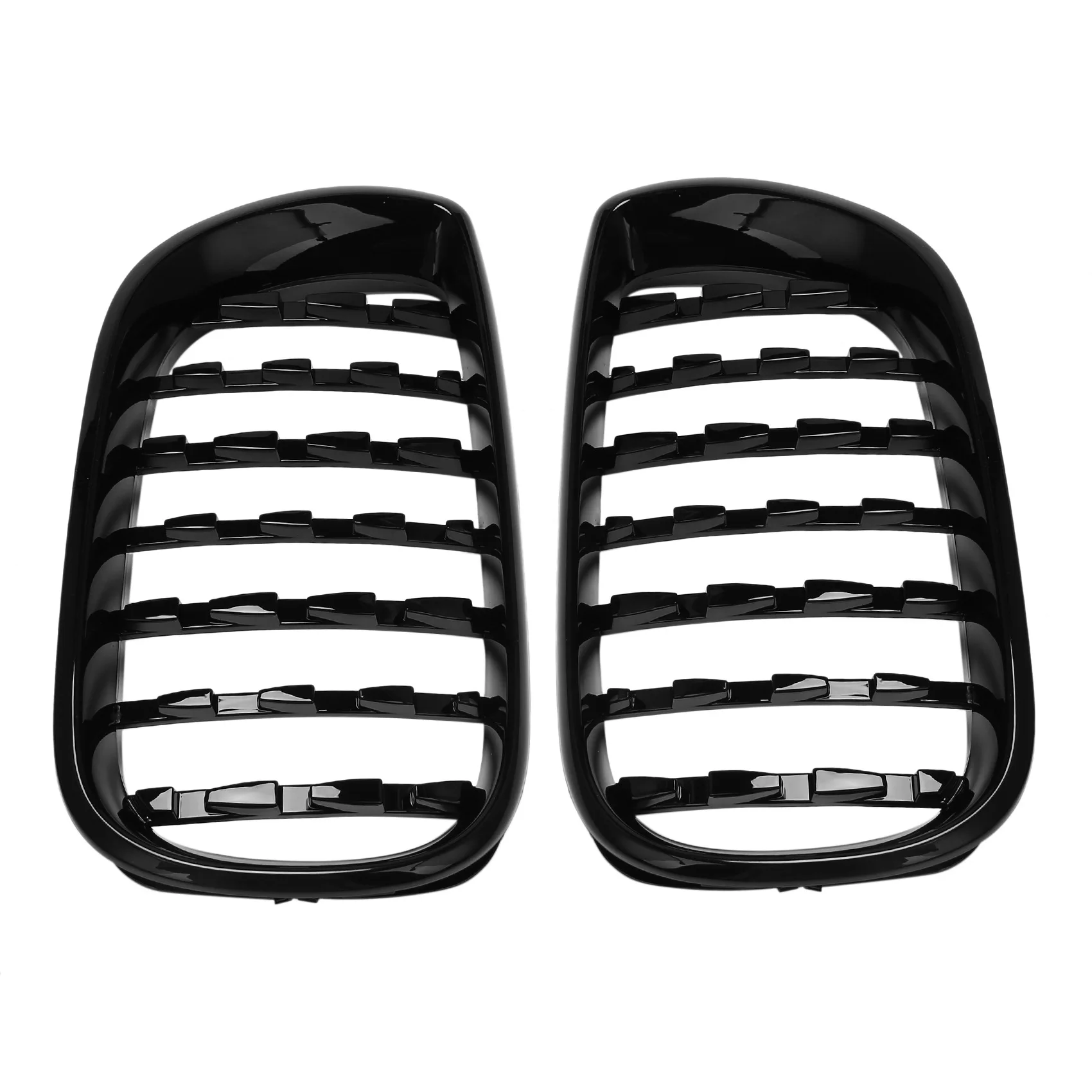 

1 Pair Car Grilles Eco-Friendly Rust-Proof ABS Auto Mesh Grilles 51132158542 51132158543 For-BMW 3 Series E46