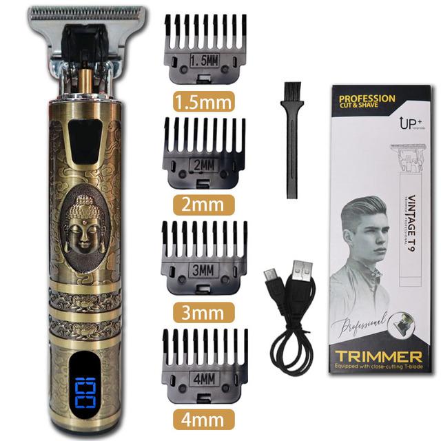 Hair Clipper Electric hair trimmer Cordless Shaver Trimmer 0mm Men Barber Hair Cutting Machine chargeable T machine beard cut