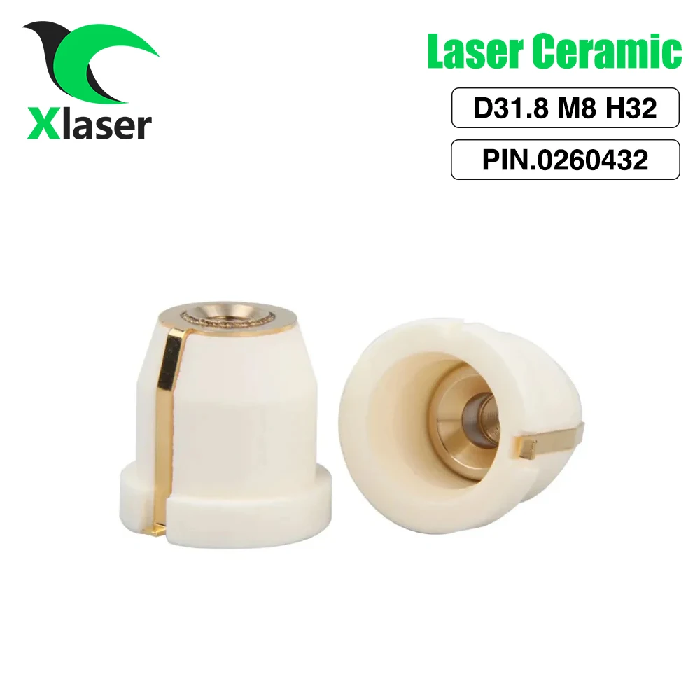 XLaser 섬유 레이저 절단 헤드용 고품질 레이저 세라믹 노즐 홀더 OEM PIN 254493 / 260432