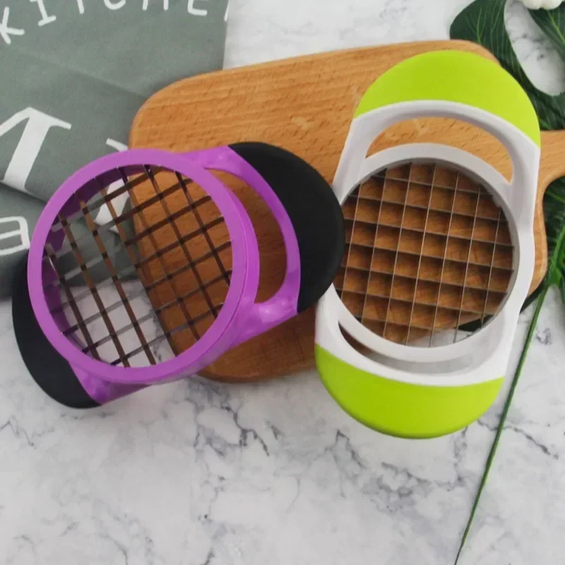 Potato Cutter Slicer French Fry Stainless Steel Fries Maker Chip Chipper Vegetable Manual Kitchen Veggie Pofessional Lemon