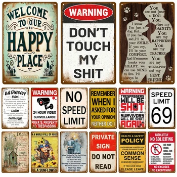 Vintage Metal Tin Sign 1