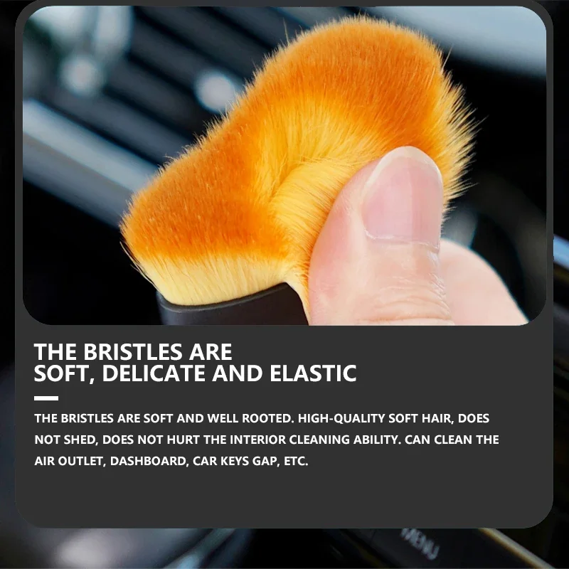 Car Interior Cleaning Tool Dashboard Air Outlet Soft Brush For Dacia Duster Logan Sandero 2 Mcv Sandero MK Cilo Stepway Goods 3