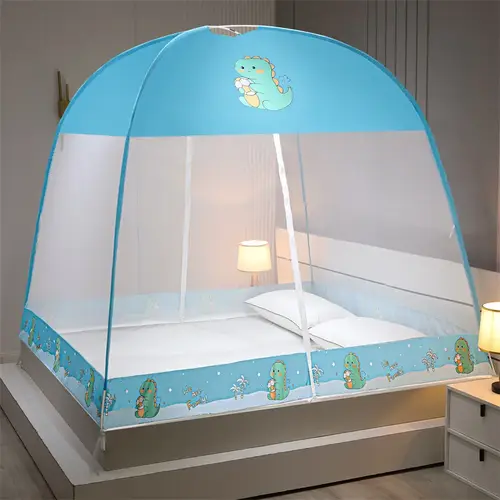 1pc 360°Coverage Thickened/encrypted New Cartoon Double Door Mongolian Yurt Mosquito Net,  Foldable Mosquito Net No Installation - Image 24