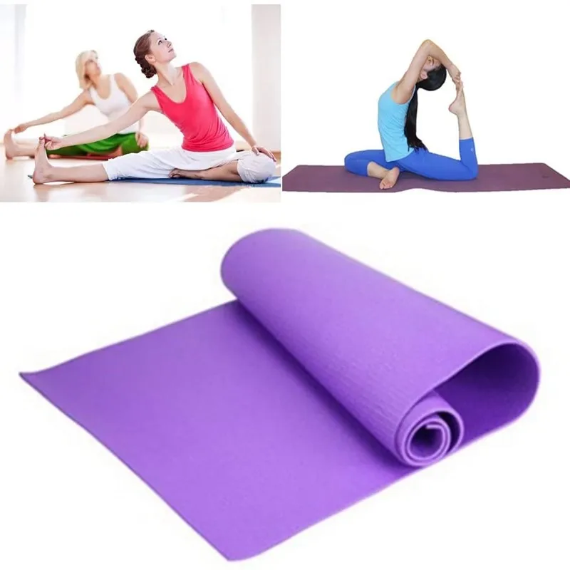 173X61X0.4Cm Tappetino Da Yoga Antiscivolo Sport Gym Tappetino Da Pilates Morbido Pieghevole Per Body Building Esercizi Di Fitness Attrezzature Tappet