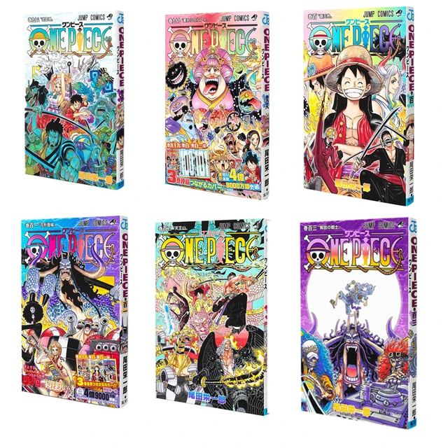 Anime One Piece Original Comic Book Luffy Vol98 to Vol105 Wano Country  Ghost Island Chapter Oda Eiichiro Genuine Book Collection - AliExpress