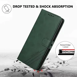 Leather Flip Case with Magnetic Stand and Wallet Functionality - Versatile Phone Cover for Infinix GT 20 Pro 5G (Dark Green (HX - nw))