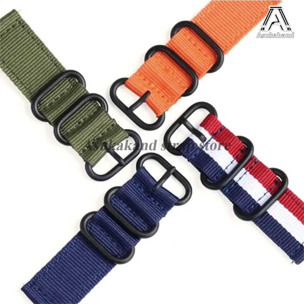 Quick Release Nylon Sport Watch Strap Canvas Watchband - Men's Bracelet