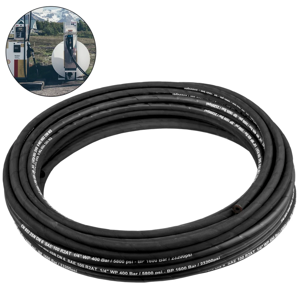 High Pressure 100 Ft Hydraulic Coiled Hose