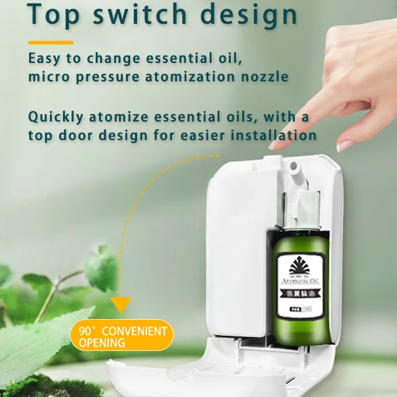 Timing Scent Air Machine Hotel Aroma Diffuser 140ML Wall Mounted Essential Oil Diffuser for Home Fragrance Bluetooth APP Control