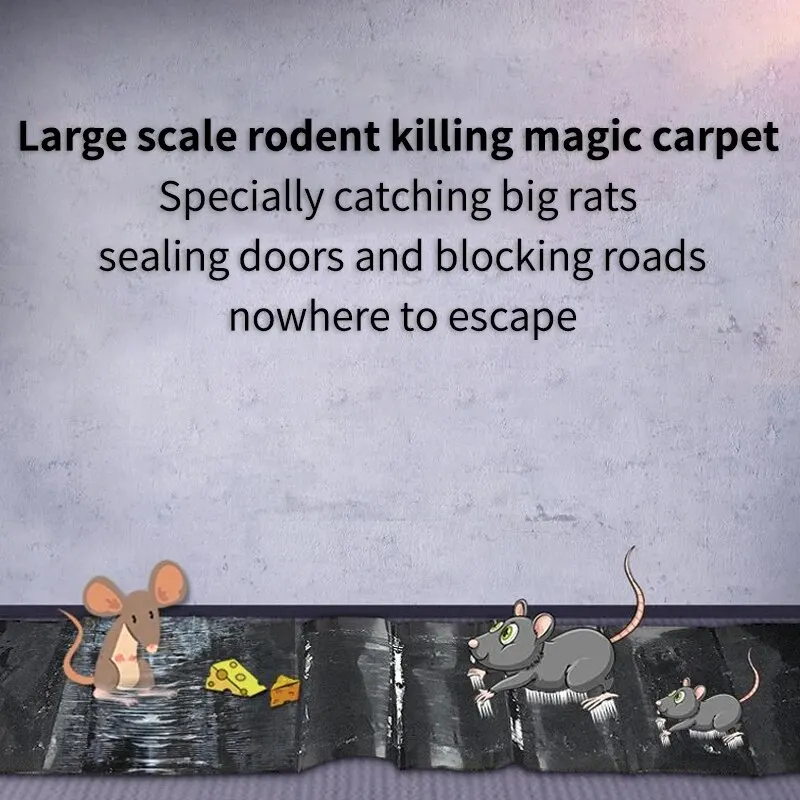 Super Strong Sticky Mouse Board 120x28cm Large Size Mouse Trap Glue Rat Board Non-toxic Eco-Friendly Household Pest Killing Tool rat glue trap