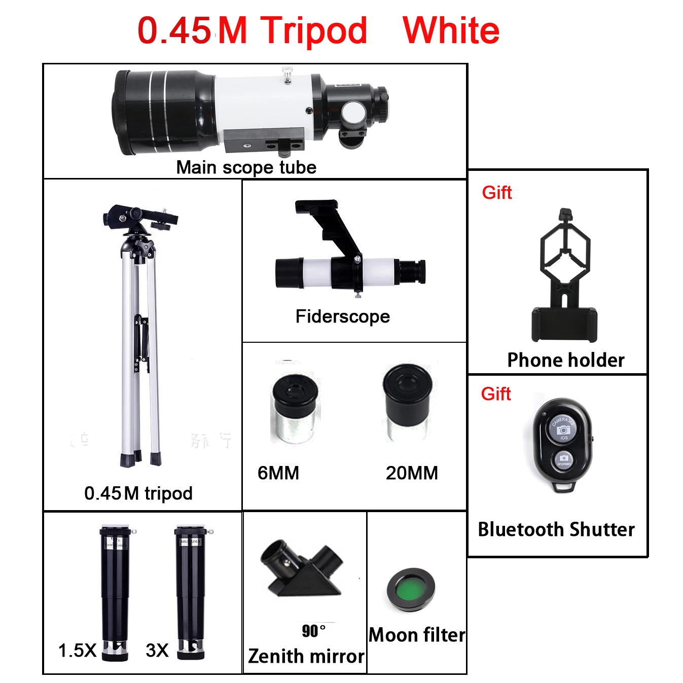 Professional Astronomical Telescope F30070 Monocular 150 Times Zoom HD Night Vision  View Moon Star  AZM70300 Stargazing