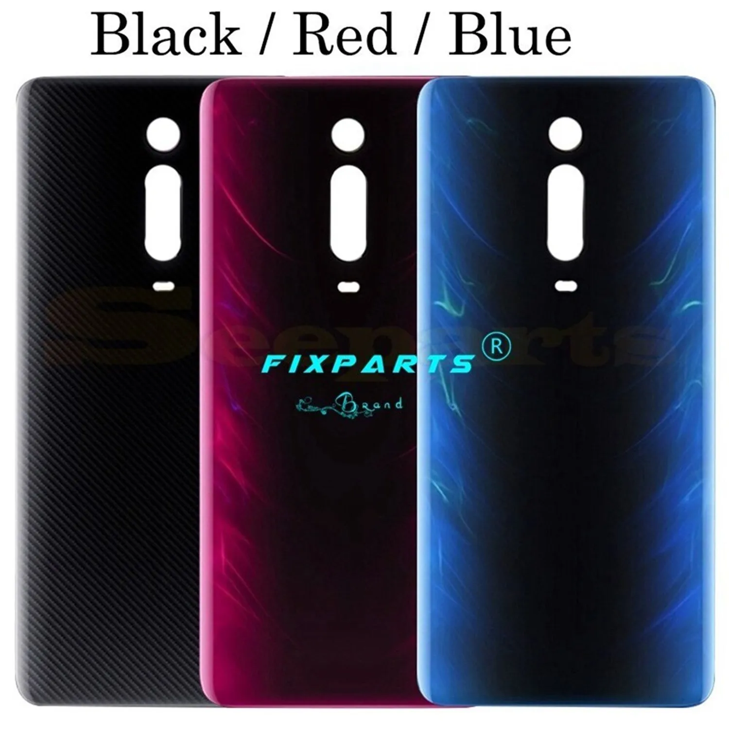 Glass Phone Back Cover For Redmi K20 Battery Cover Back Glass Panel Rear Door Case For Xiaomi Mi 9T Pro Back Cover With Adhesive