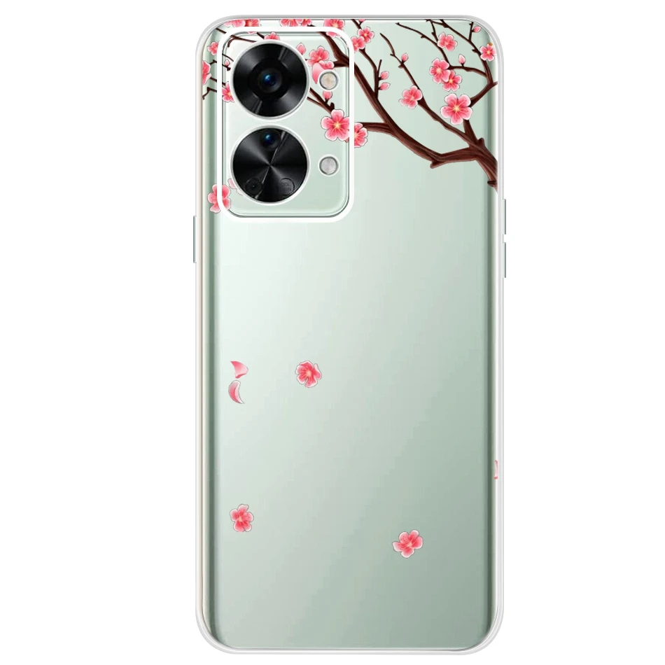 Stylish Painted Soft Silicone Clear TPU Phone Case Cover with Bumper Protection