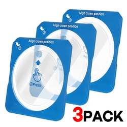 4 - Pack Tempered Glass Screen Protector for Easy Installation, Anti - Scratch Positioning Films for Smartwatches (3PACK)