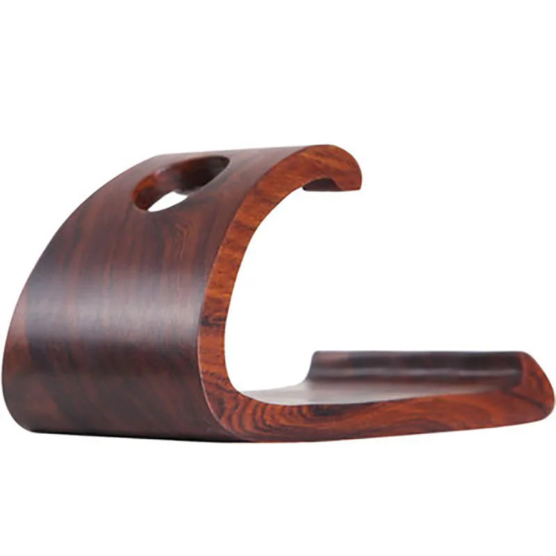 Rosewood Carving Crafts Ebony Mobile Phone Bracket, Desktop Decoration Ornaments, Solid Wood Acid Branch Wooden Bracket