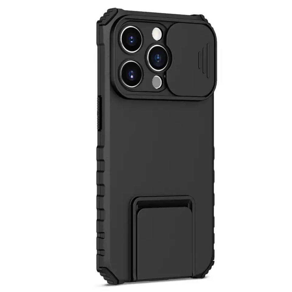 Slim Durable Protective Case with Adjustable Stand for iPhone