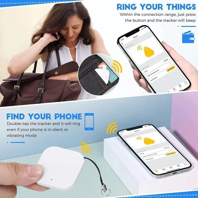 Smart Bluetooth GPS Tracker IOS/Android Mini Mobile Tracking Device Anti-Lost Device Pet Kid Bag Wallet Tracking Finder Locator gps tracker gps locator anti lost tracker bluetooth tracker bluetooth gps tracker
