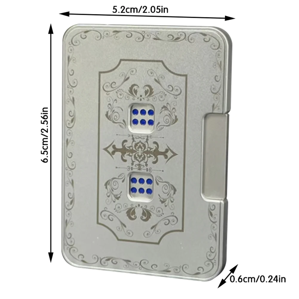 Novelty Mechanical Dices Spinners Game Toys Metal Press Fidgets Present For Friends Family For Anxiety Relief Stress Relief Toy