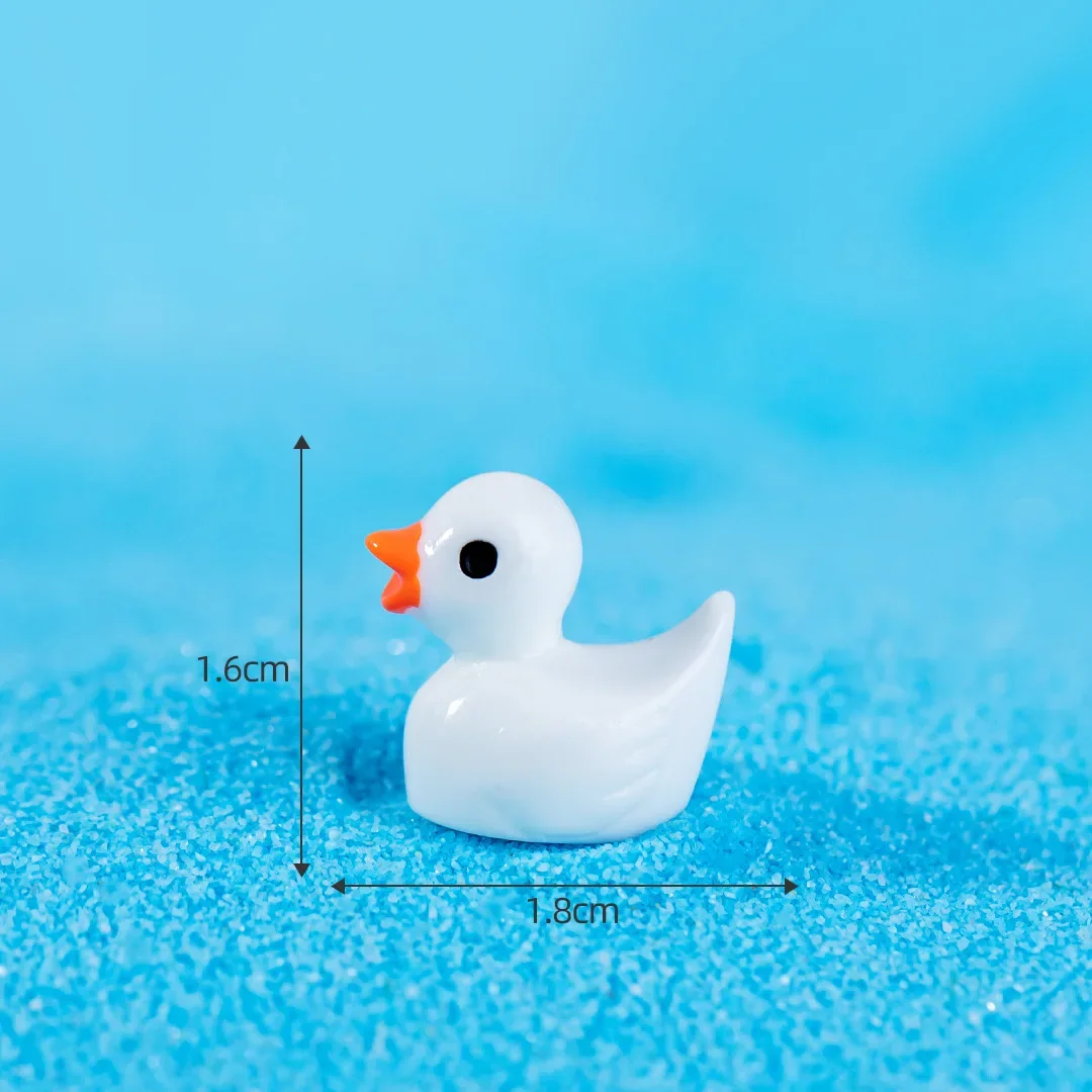 100 Anatre In Miniatura Di Resina Colorata – Figure Decorative Per Giardino, Casa E Fai Da Te