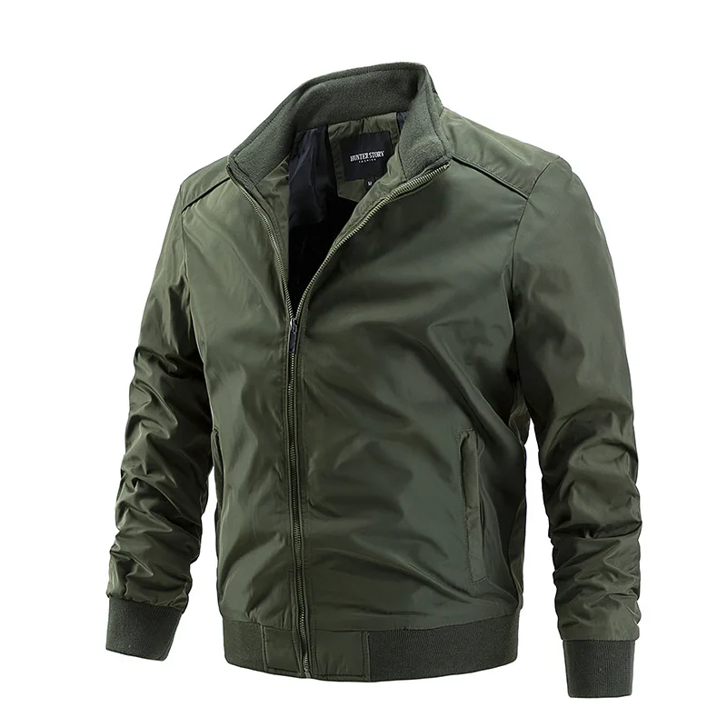 

Men's Casual Jacket Spring Fall Outdoor Camping men's Windproof Zipper Jacket Stylish jacket Parkas Warm Clothing
