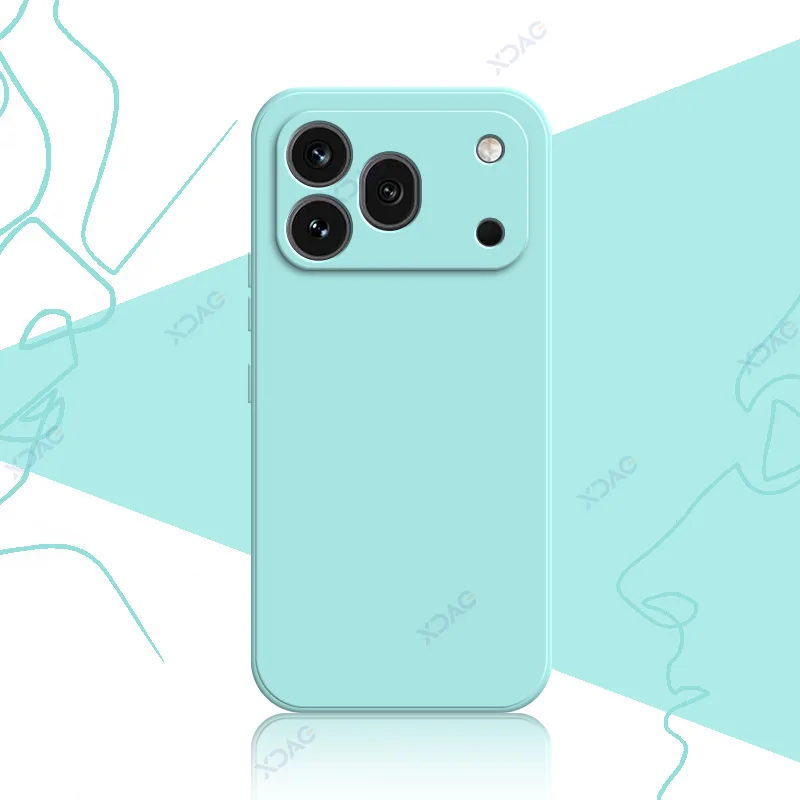 Minimalist Liquid Silicone Phone Case with Camera Protection and Slim Design