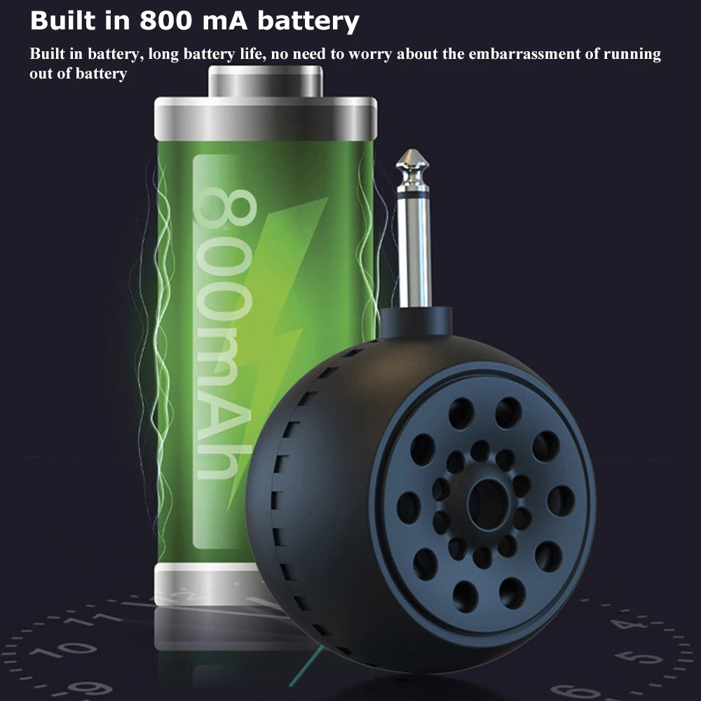 Mini Bluetooth Speaker Wireless Music Sound Box Portable Loudspeaker with 6.35mm Adapter for Electric Guitar Electric Blowpipe