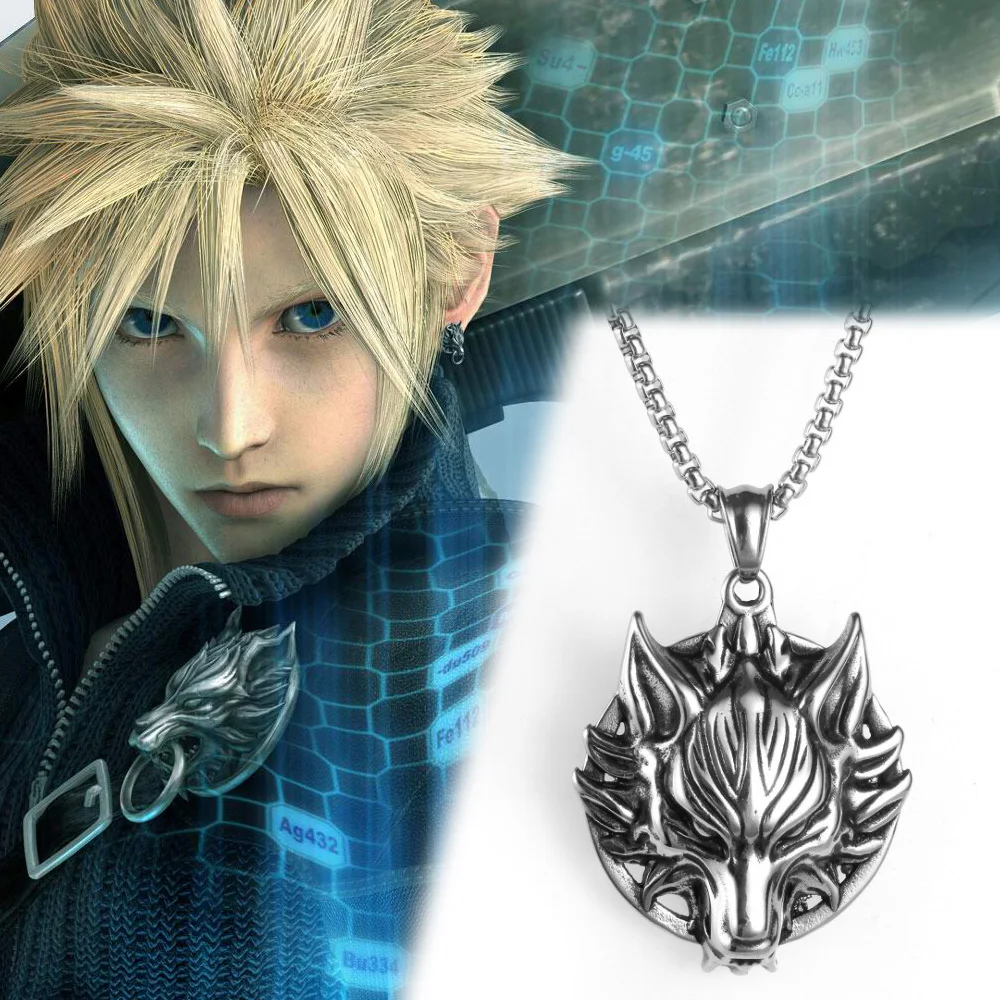 

Final Fantasy Xv Ff15 Kingdom Of Cloud Wolf Pendant Necklace Costume Jewelry New Unisex Pendants Jewelry Accessories Gifts