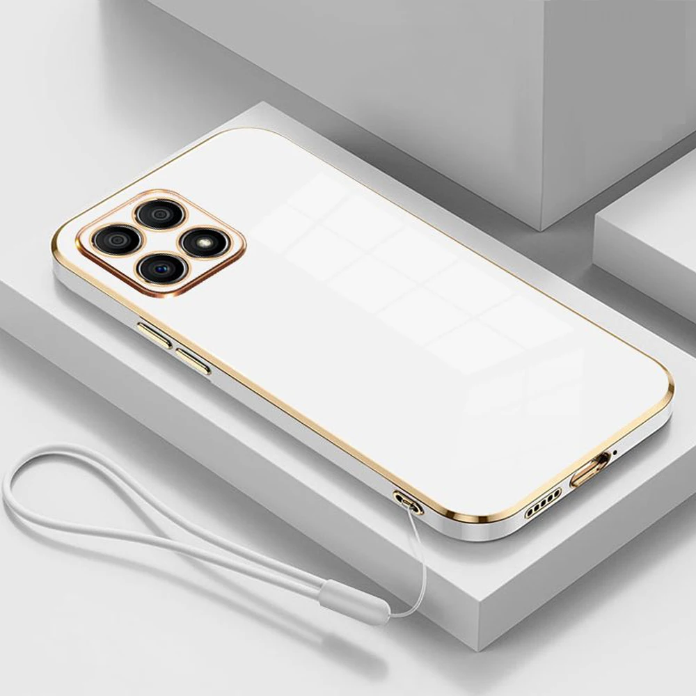 Luxury Shockproof Plating Square Phone Case – Enhanced Protection and Style
