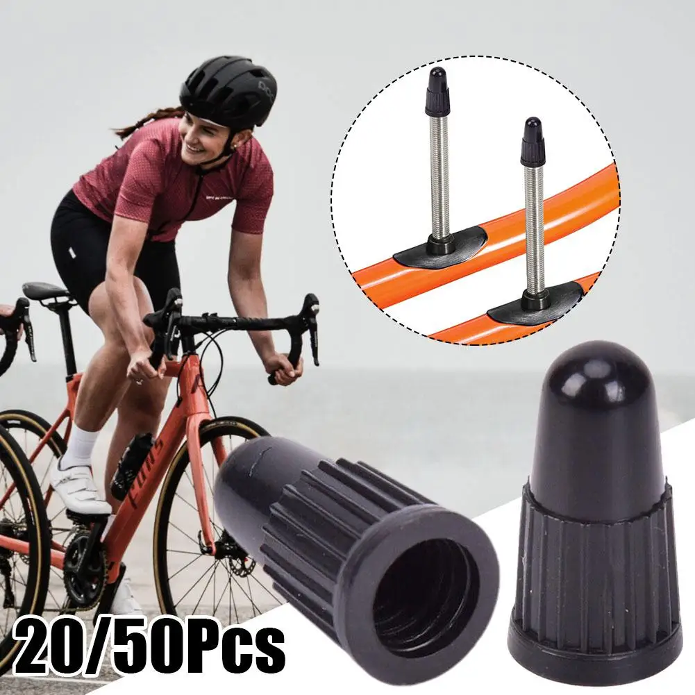 Versatile & Secure Bicycle Valve Caps - Easy Installation, 20/50 Pack