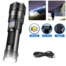 Ultra Bright LED Tactical Flashlight with Built - in Rechargeable Battery (Upgrade no mark - up)