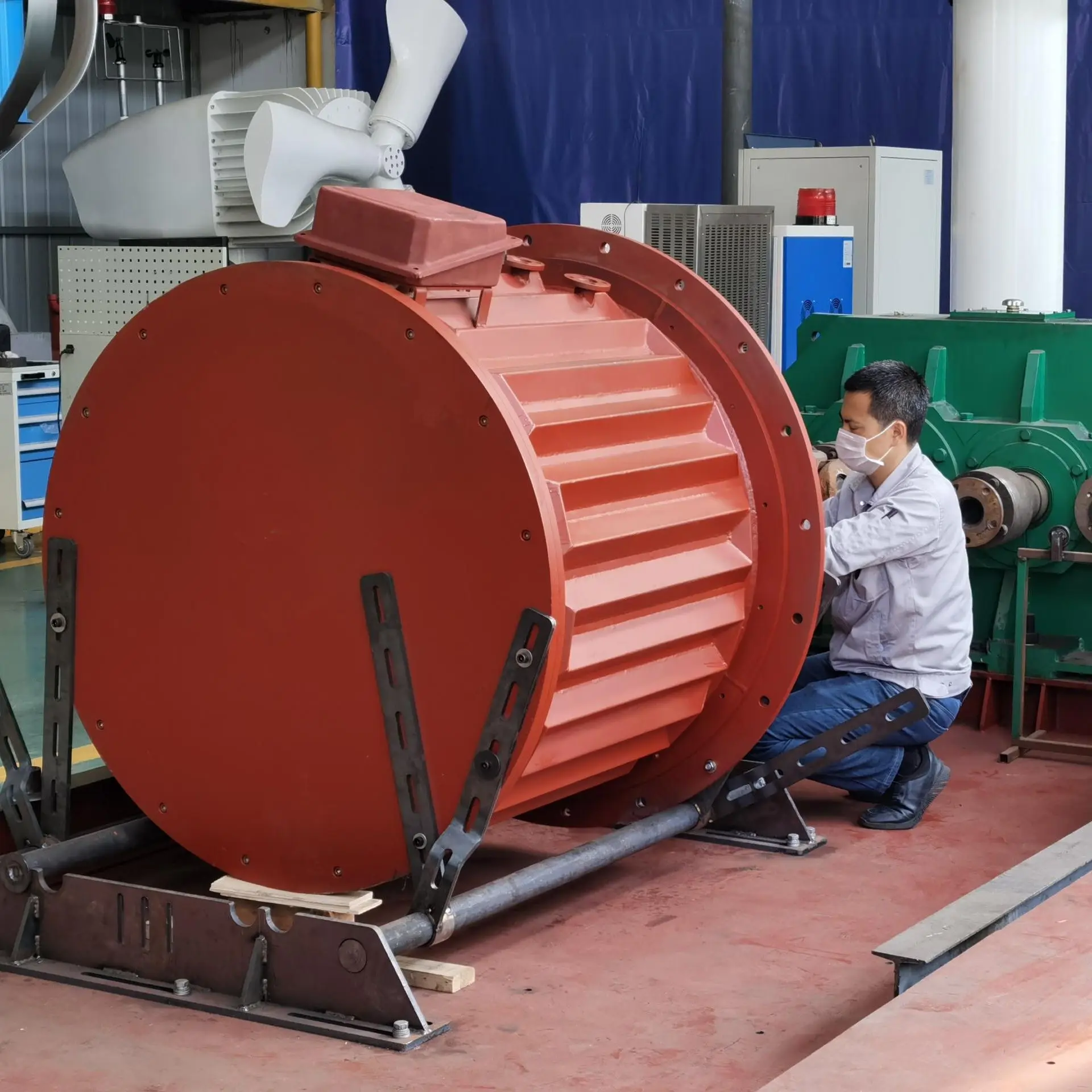 FLTXNY Power Low Speed 100kw 220V 380V Gearless Permanent