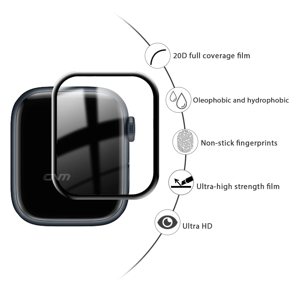 Apple Watch Ultra 시리즈 9 8 7 6 5 SE 용 트레이 화면 보호기 설치 IWatch 49mm 45mm 41mm 44mm 40mm 용 3PCS 보호 필름